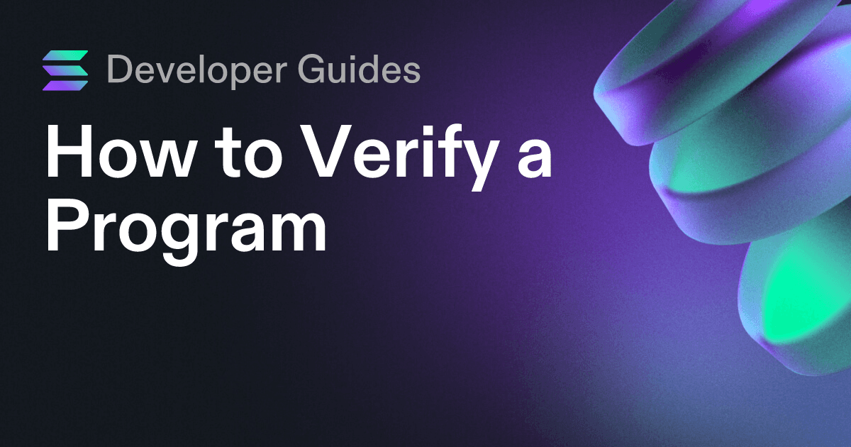 How to Verify a Program